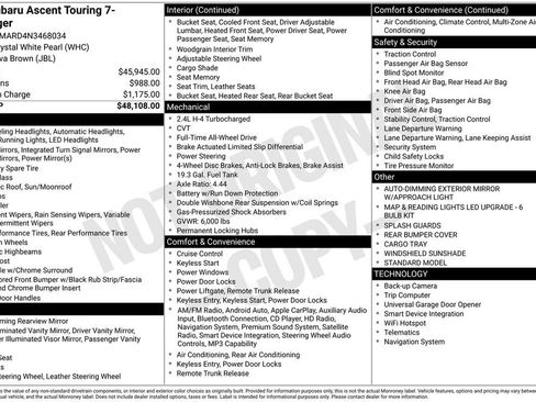 Certified 2022 Subaru Ascent Touring image 26
