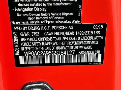 Used 2016 Porsche 911 GT3 image 43