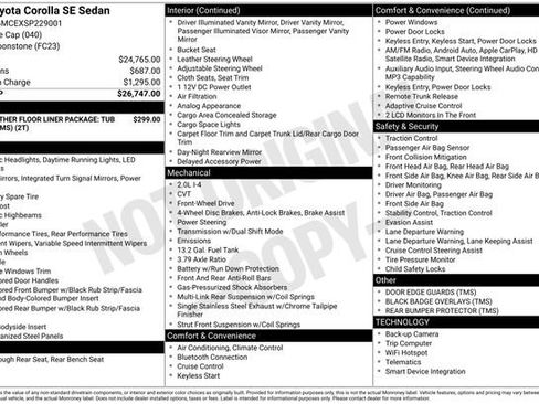 Certified 2025 Toyota Corolla SE FWD image 7
