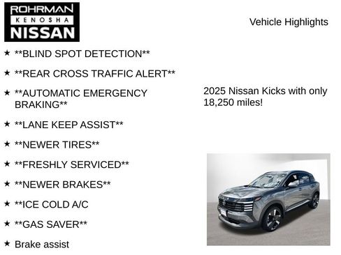 Certified 2025 Nissan Kicks SR AWD/4WD image 7