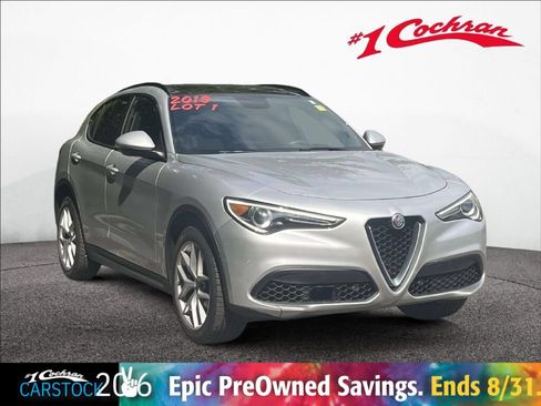 Used 2019 Alfa Romeo Stelvio Ti Sport w/ Quick Order Package 22S Sport AWD/4WD image 1