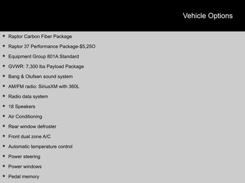 Used 2023 Ford F150 Raptor w/ Raptor 37 Performance Package AWD/4WD image 2