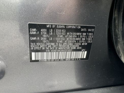 Used 2022 Subaru Outback Limited AWD/4WD image 29