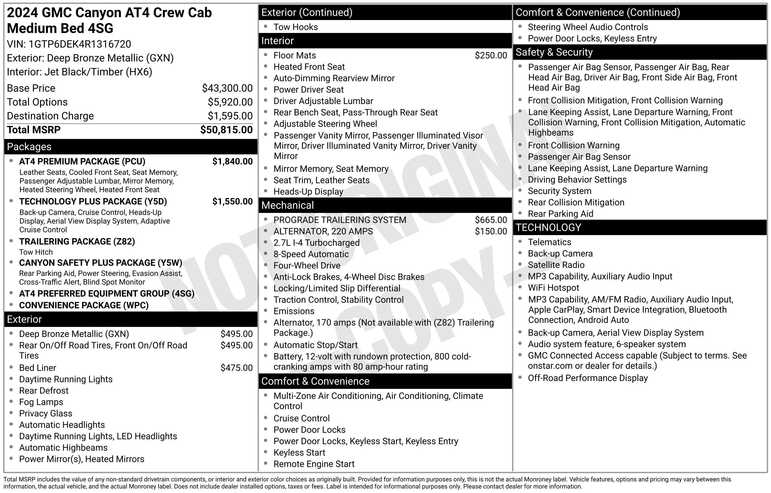Used 2024 GMC Canyon AT4 w/ AT4 Premium Package AWD/4WD image 3