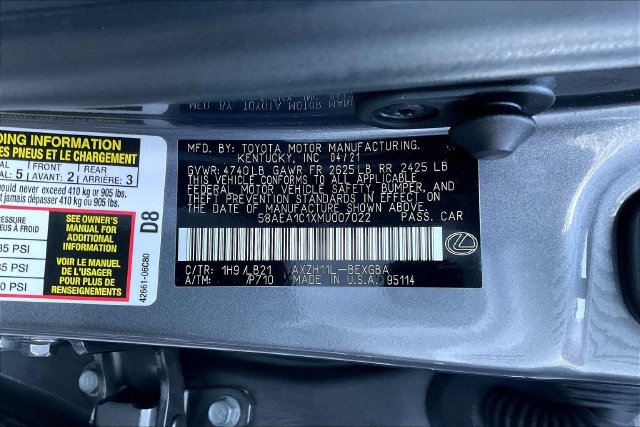 Used 2021 Lexus ES 300h w/ Accessory Package FWD image 4