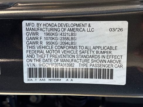 Used 2026 Honda Accord LX image 32