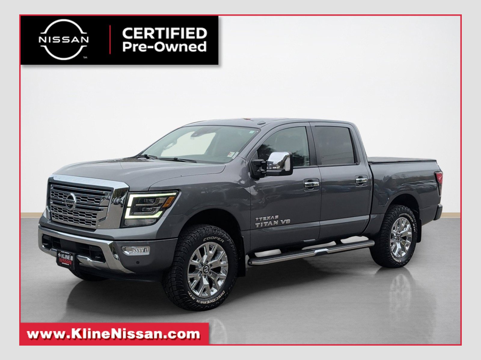 Certified 2020 Nissan Titan SL w/ Moonroof Package AWD/4WD image 1