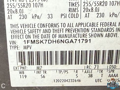 Used 2022 Ford Explorer XLT w/ Equipment Group 202A image 11