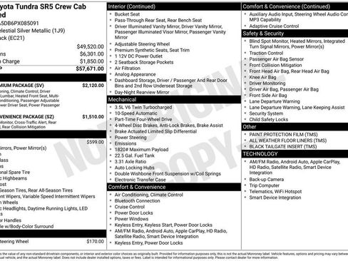 Used 2023 Toyota Tundra SR5 w/ SR5 Premium Package AWD/4WD image 9