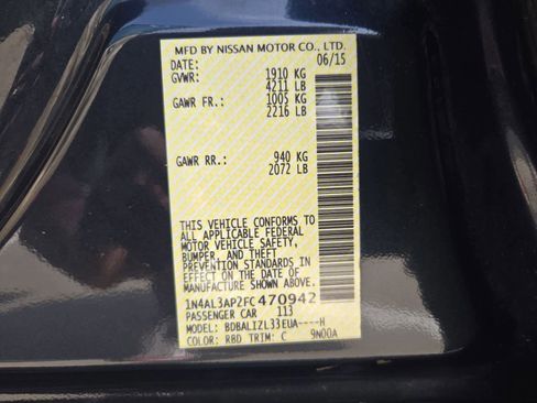 Used 2015 Nissan Altima 2.5 SV FWD image 33