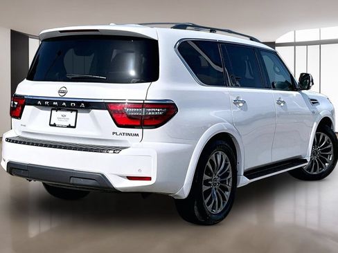 Used 2021 Nissan Armada Platinum w/ Captain's Chairs Package AWD/4WD image 2
