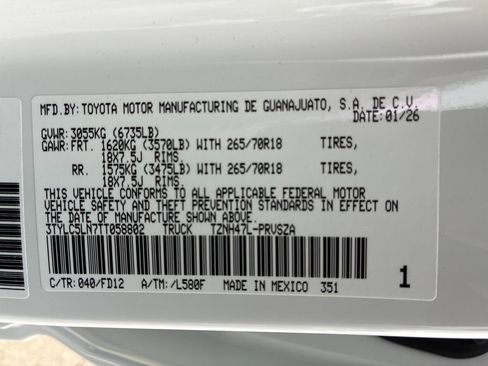 New 2026 Toyota Tacoma TRD Off-Road image 51