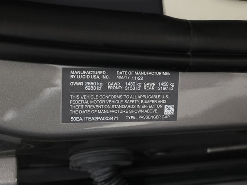 Used 2023 Lucid Air Touring image 98