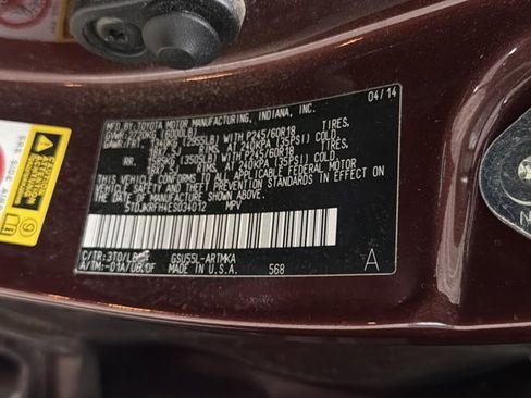 Used 2014 Toyota Highlander XLE AWD/4WD image 11