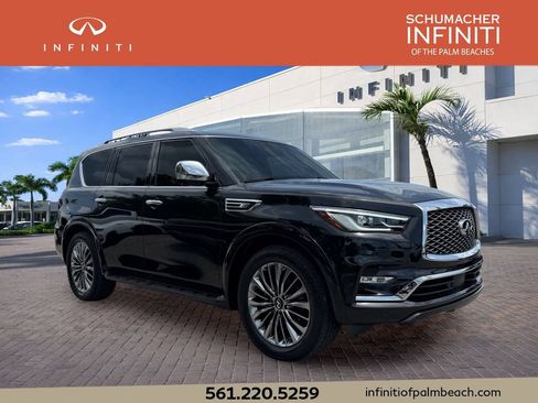 Used 2021 INFINITI QX80 Sensory w/ Cargo Package AWD/4WD image 1
