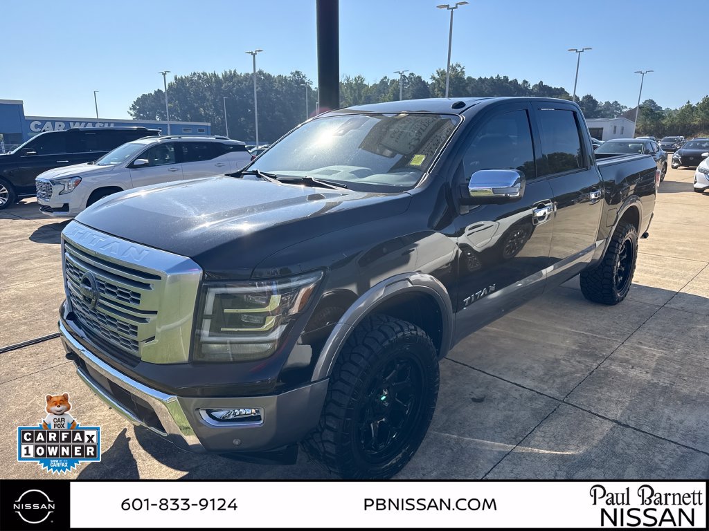 Used 2021 Nissan Titan Platinum Reserve w/ Moonroof Package AWD/4WD image 13