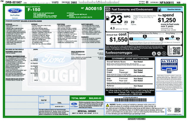 Used 2022 Ford F150 Limited AWD/4WD image 12