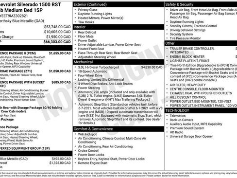 Used 2021 Chevrolet Silverado 1500 RST w/ Convenience Package II AWD/4WD image 19