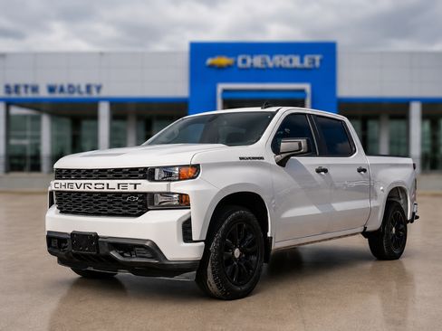 Used 2021 Chevrolet Silverado 1500 Custom w/ LPO, Dark Essentials Package RWD image 46