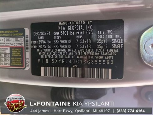 Certified 2025 Kia Sorento S w/ Panoramic Sunroof Package image 37