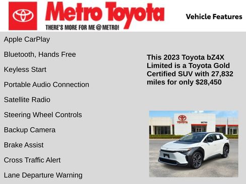 Certified 2023 Toyota bZ4X AWD w/ Weather Package image 16