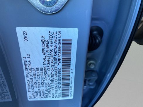 Certified 2022 Honda Accord Sport image 25