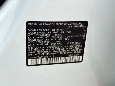 New 2026 Volkswagen Atlas Peak Edition AWD/4WD image 18