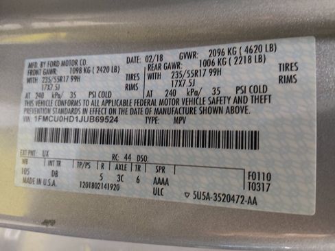 Used 2018 Ford Escape SEL FWD image 33