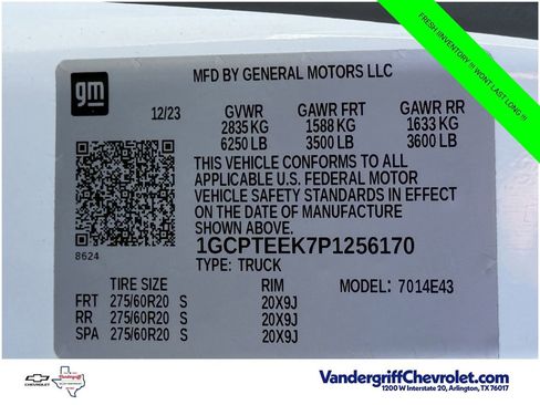 Used 2023 Chevrolet Colorado Trail Boss w/ Technology Package AWD/4WD image 26