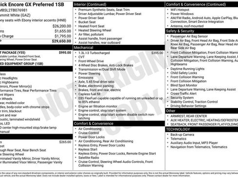 New 2026 Buick Encore GX Preferred w/ Comfort Package FWD image 4