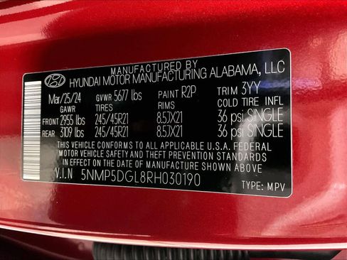 Used 2024 Hyundai Santa Fe Calligraphy image 37