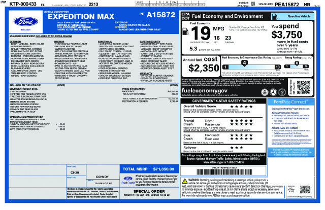 Certified 2023 Ford Expedition Max Limited RWD image 37