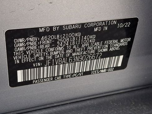 Used 2022 Subaru WRX Limited image 30