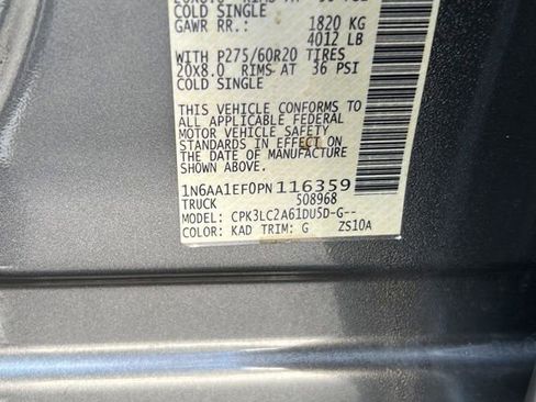 Used 2023 Nissan Titan SV w/ SV Convenience Package image 43