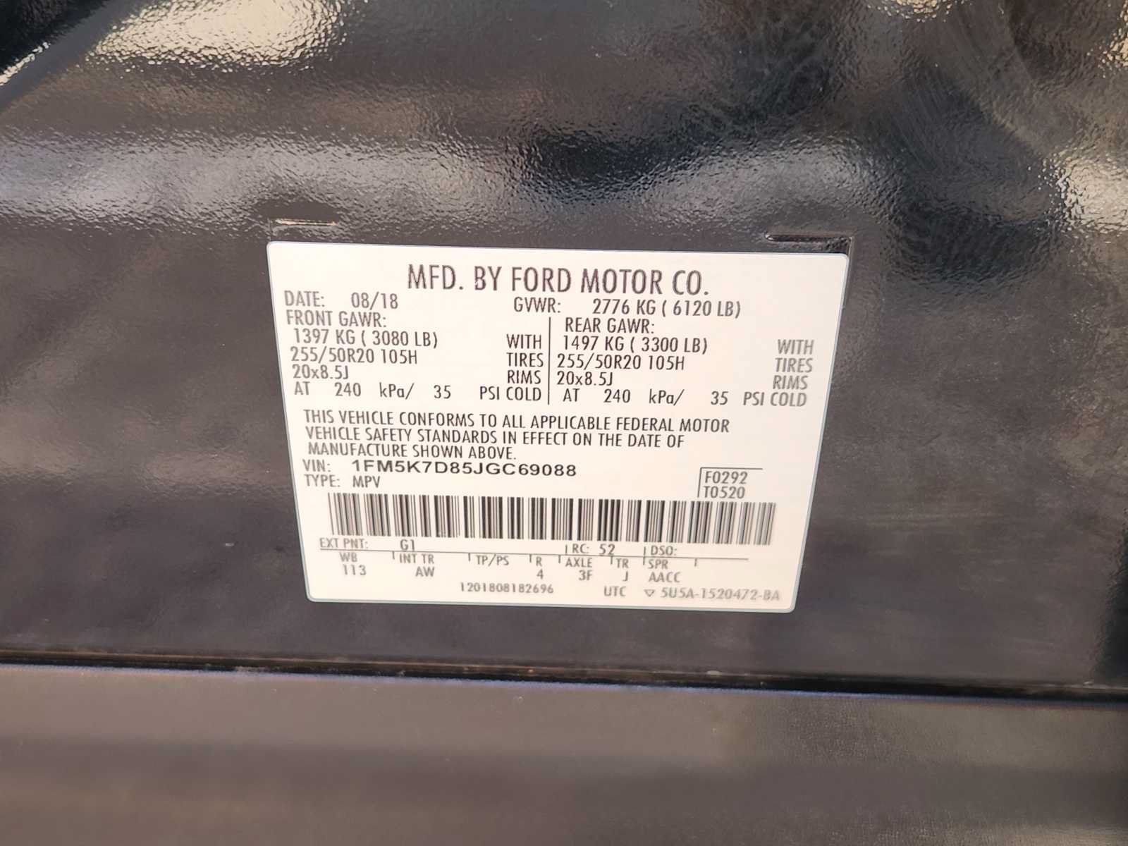 Used 2018 Ford Explorer XLT w/ Equipment Group 202A FWD image 33