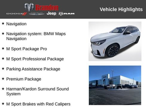 Used 2025 BMW X3 M50 w/ Premium Package AWD/4WD image 9