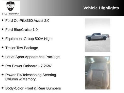 Certified 2023 Ford F150 Lariat w/ Equipment Group 502A High image 4