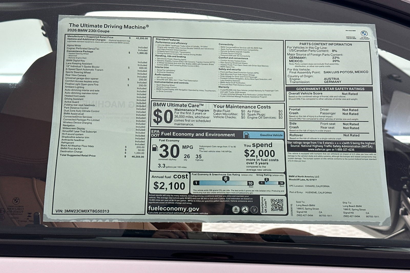 New 2026 BMW 230i Coupe w/ Convenience Package RWD image 29