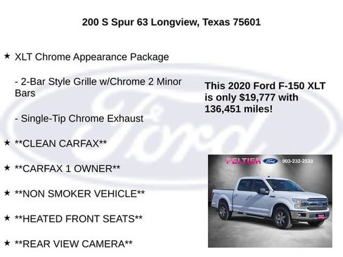 Used 2020 Ford F150 XLT w/ Equipment Group 301A Mid image 15