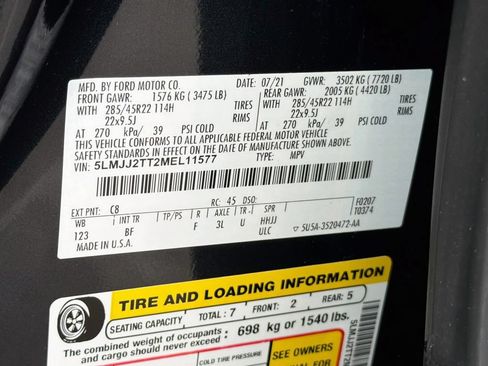 Used 2021 Lincoln Navigator Black Label AWD/4WD image 37