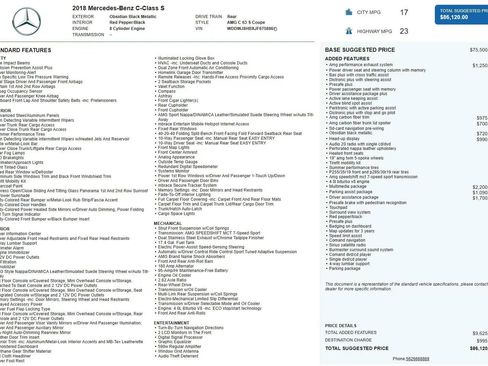 Used 2018 Mercedes-Benz C 63 AMG S image 7