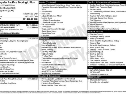 Used 2017 Chrysler Pacifica Touring-L Plus w/ Tire & Wheel Group