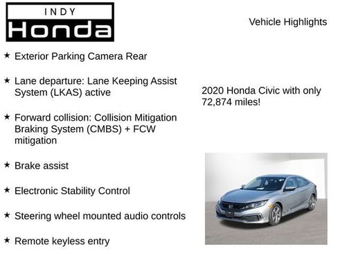 Used 2020 Honda Civic LX image 7