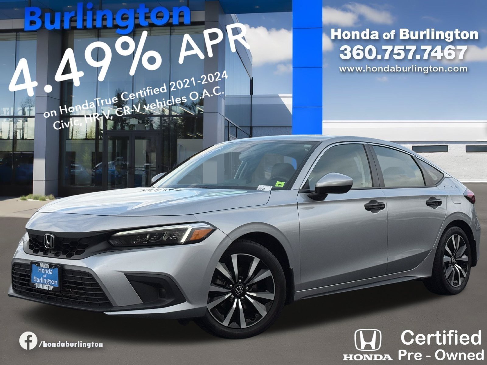 Used 2024 Honda Civic EX-L image 1