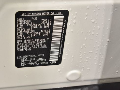 Certified 2024 INFINITI QX80 Sensory image 43