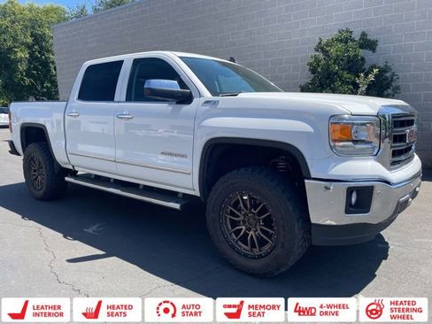 Used 2015 GMC Sierra 1500 SLT w/ SLT Crew Cab Value Package AWD/4WD image 1