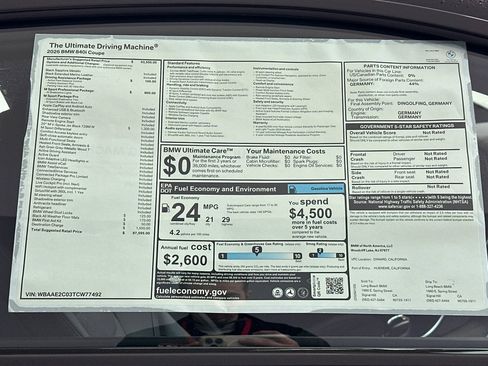 New 2026 BMW 840i Coupe w/ M Sport Professional Package image 28