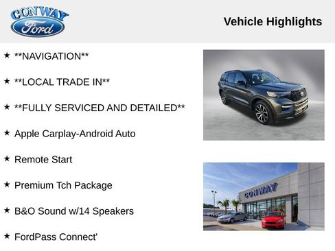 Used 2020 Ford Explorer ST w/ Premium Technology Package image 8