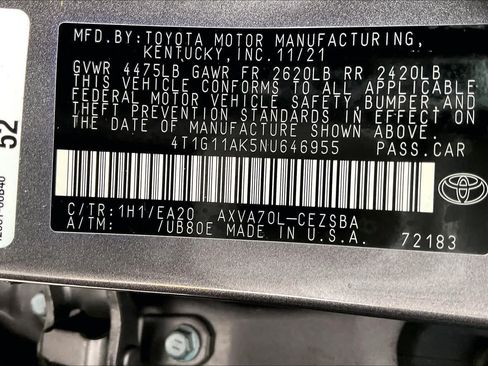 Used 2022 Toyota Camry SE FWD image 33