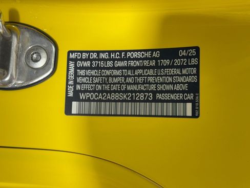 Certified 2025 Porsche 718 Boxster RWD image 31